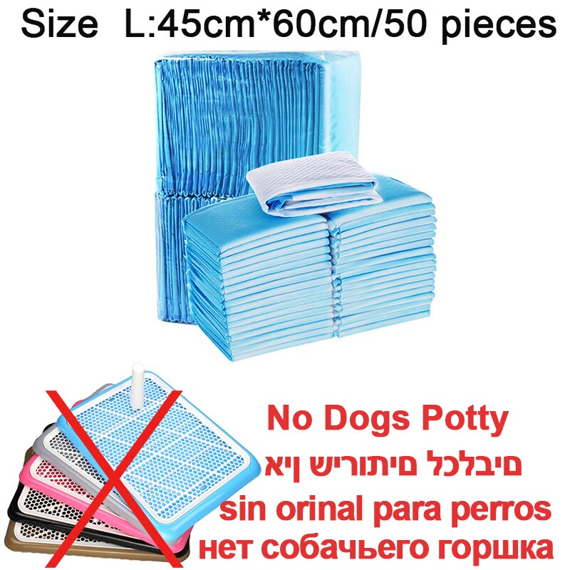 Portable chien formation toilette intérieur chiens pot toilette pour animaux de compagnie pour petits chiens chats chat litière boîte chiot support pour ipad plateau fournitures pour animaux de compagnie: 50 diapers