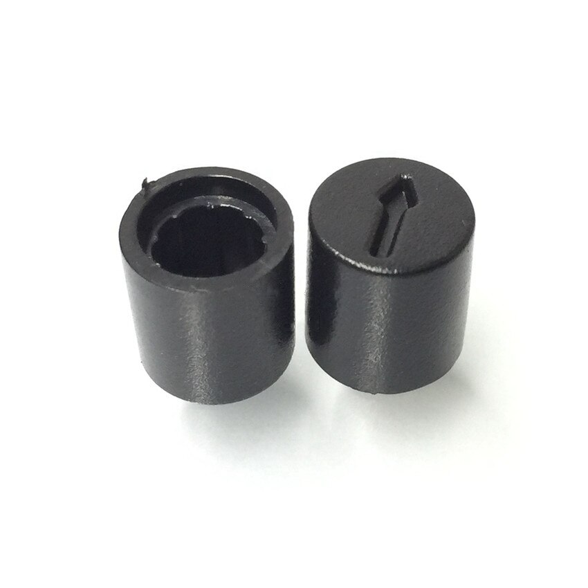 10 Uds 9,1*9,8 MM potenciómetro perilla de plástico 6MM Flower-axis Control de volumen perilla para codificador