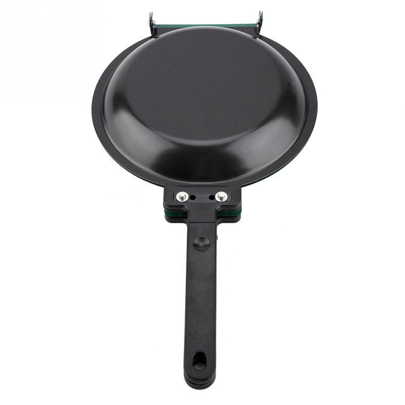 Double Side Grill Pan Dubbele Kanten Non-stick Keramische Coating Flip Koekenpan Pannenkoek Maker Huishoudelijke Keuken Kookgerei