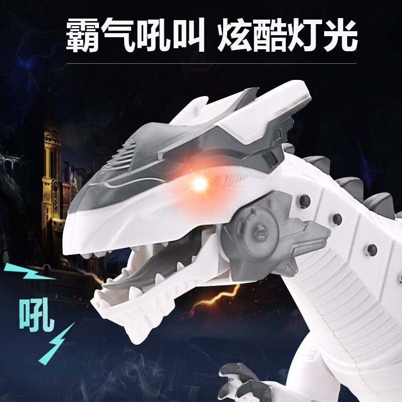Pterosaurio de juguete mecánico para niños, modelo de dinosaurio electrónico, juguete de dibujos animados de animales caminando, inteligencia, para niños