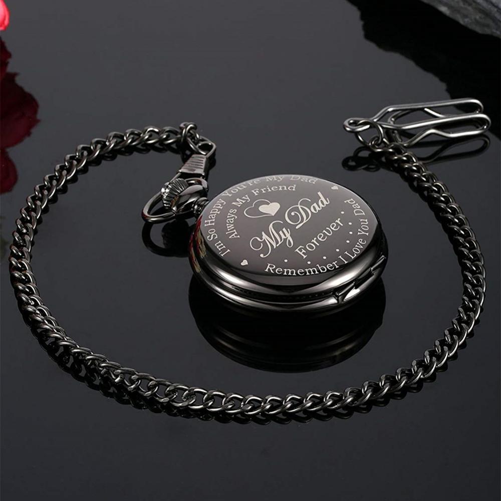 Watch Letters Print Numbers Round Dial Watch Fathers Day reloj hombre zegarek damski Vintage Bronze Steampunk Clock