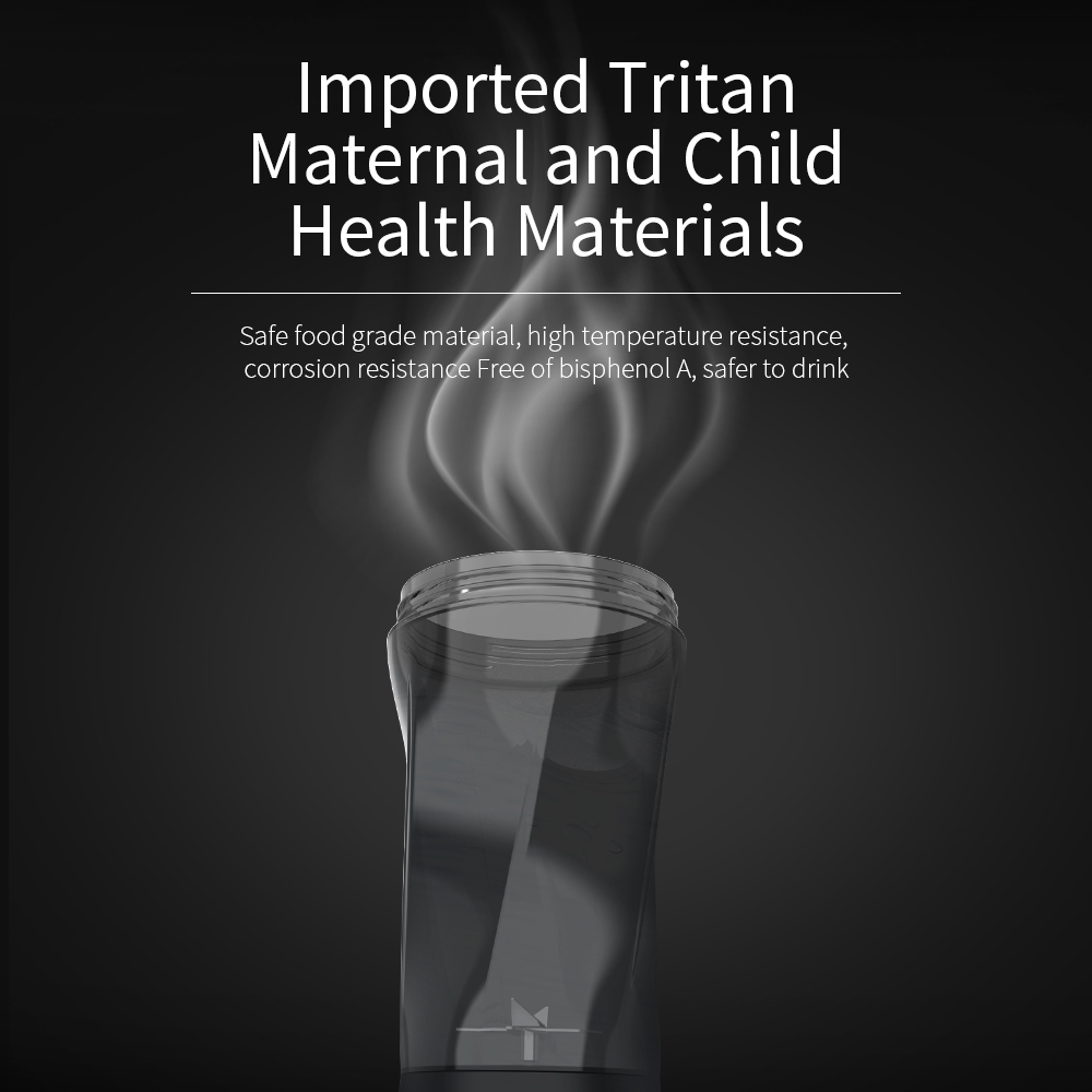 Portable Blender Cordless Self-Cleaning Mini Blender with Lid Silent Mini Travel Blender with Stainless Steel Blades USB Charge