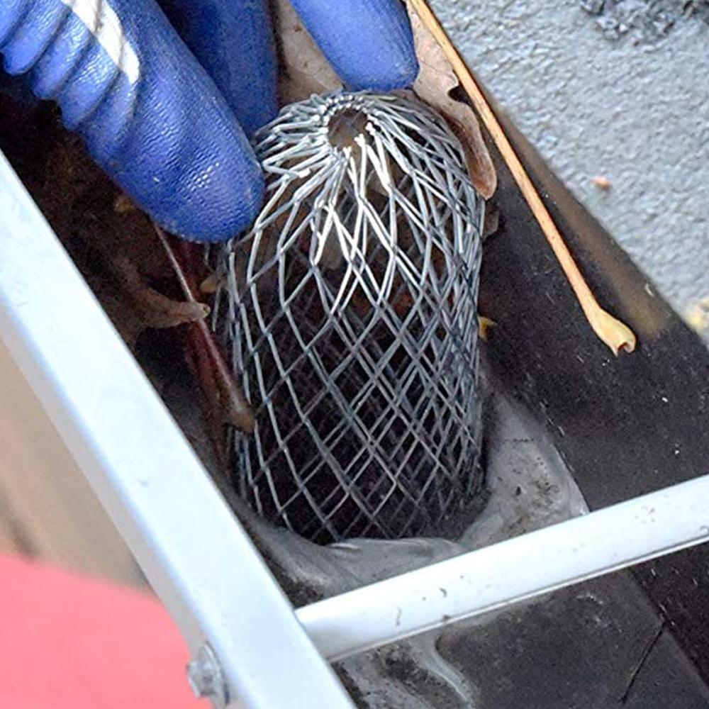 1Pc Grondaia Guardia Pluviali Filtro A Cestello Prevenire Foglia di Detriti Rami Tetto Muschio da Intasamento Tubi di Attrezzi Da Giardino