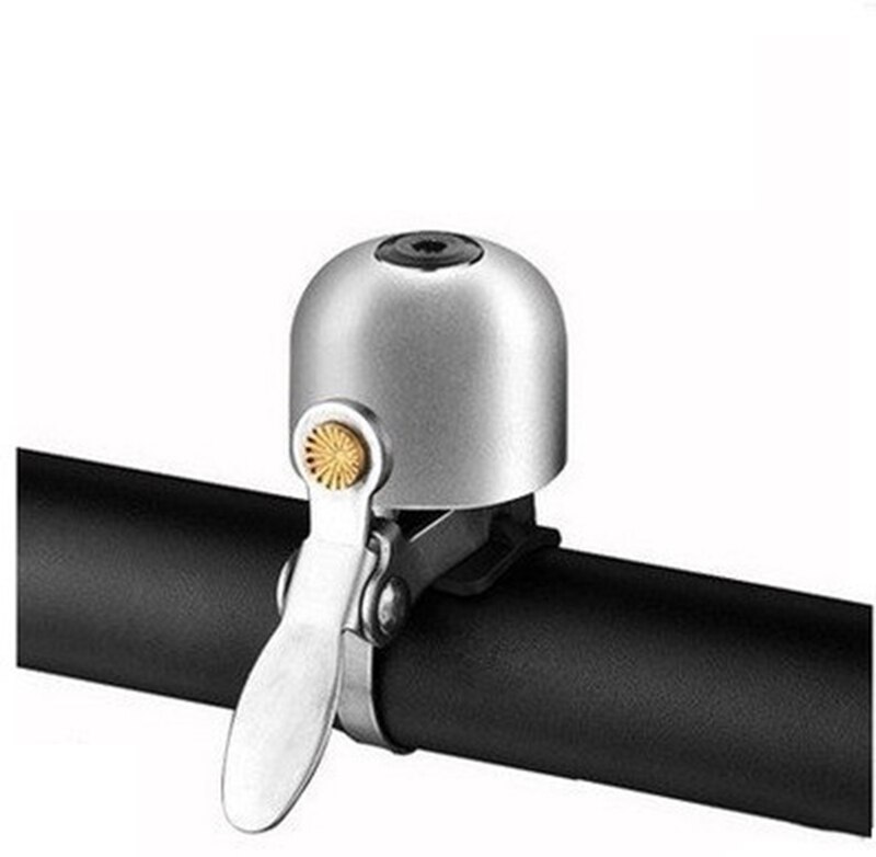 Timbre de bicicleta de montaña plegable, claxon Retro de cobre de 120dB, sonido pequeño, altavoz para bicicleta de carretera, accesorios para equipos de ciclismo: SD560A-Silver
