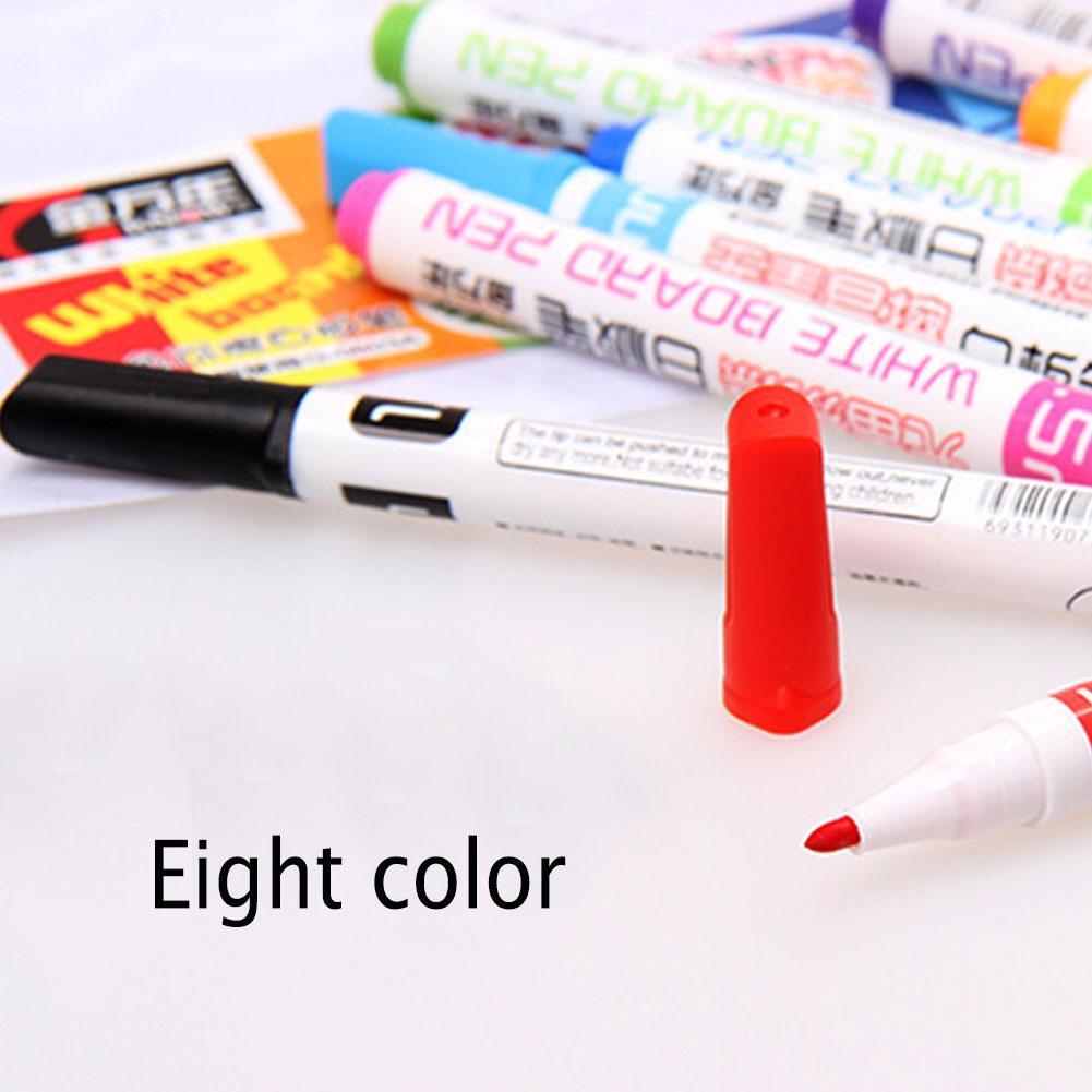 8 Stuks White Board Markers Gekleurde Niet Giftig Uitwisbare Whiteboard Marker Whiteboard Pen Voor Kinderen Graffiti Schilderij Tekening pen