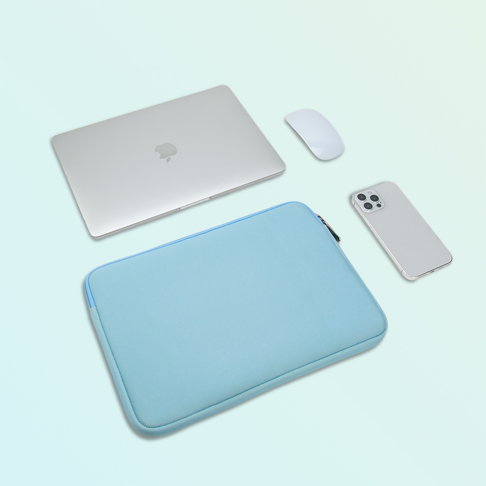 Laptoptas Sleeve Case 13 14 15 16 Inch Computer Case Voor MacBook Air 13.3 Case Xiaomi Lenovo Dell Asus Huawei HP Beschermende Tas: 12" / Sky Blue