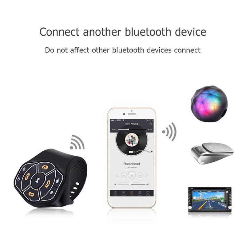 Draadloze Auto Stuurwiel Bluetooth 4.0 Afstandsbediening Voor Android Ios