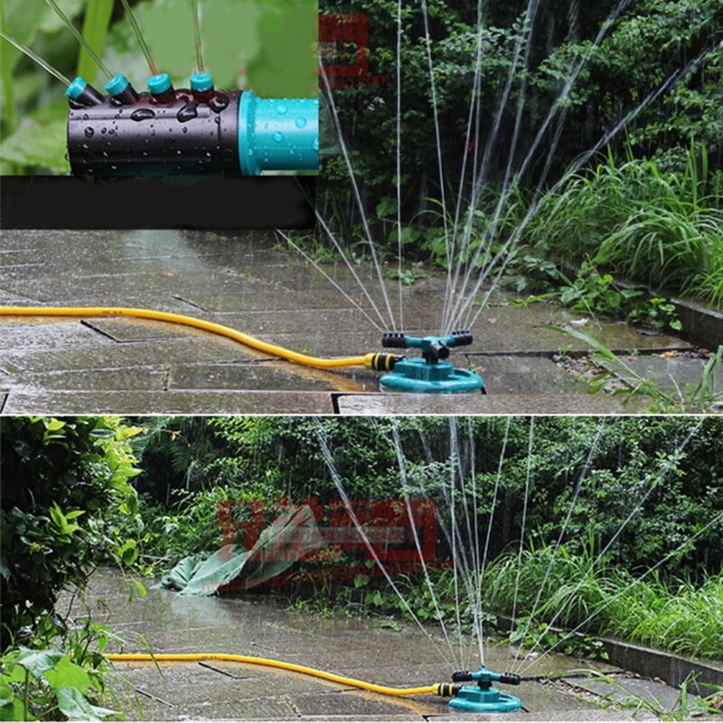 3- armige sproeier voor in de tuin, automatische bewatering van gras, gazon, 360 graden roterende watersproeier, tuinirrigatiesysteem