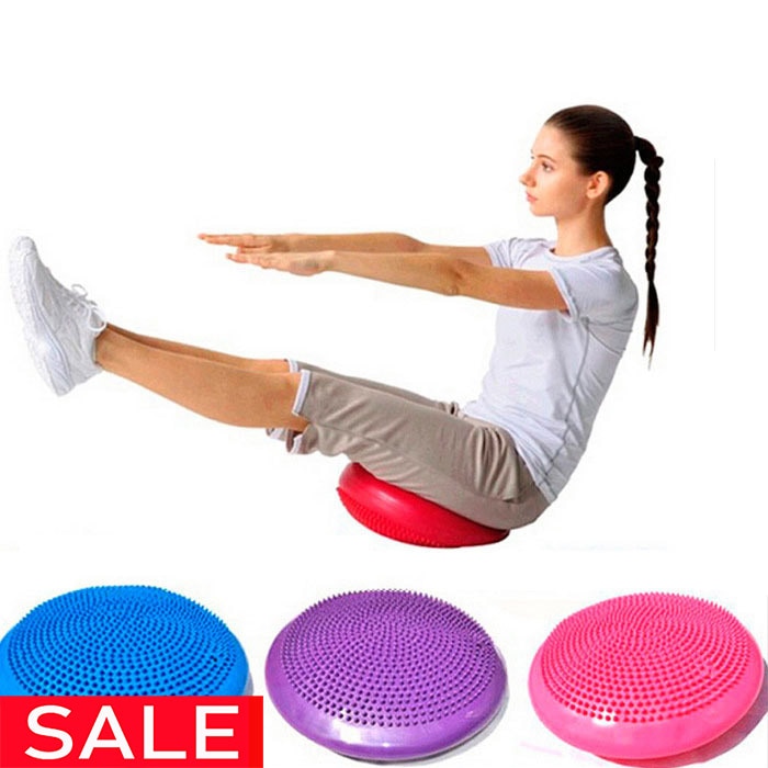 Twist balance disc board pad oppustelig fodmassage bold pad fitness træningsudstyr twister gym balance board
