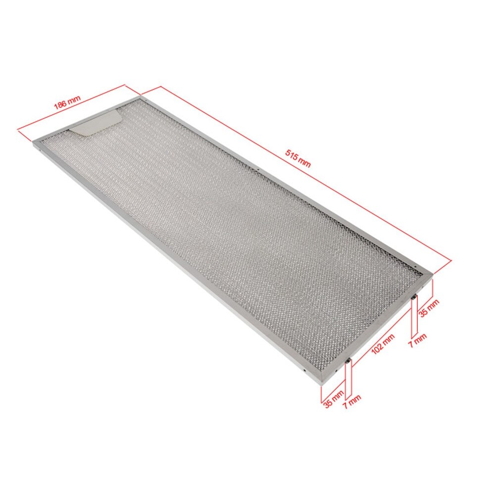 Afzuigkap Mesh Filter (Metalen Vet Filter) Vervanging Voor Mepamsa Superline, Compacta, Ecoline, Maxima, franke CS262