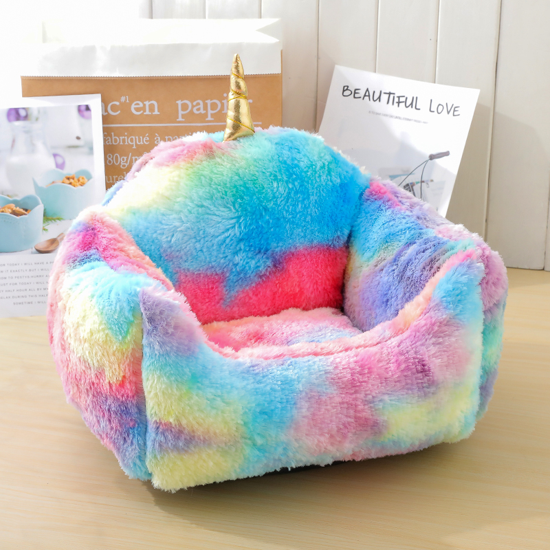 Dog Beds For Large Dogs Cashmere Warming Pet Dog Bed Sofa Lounger Cat Nest Baskets Plush Kennel Bed Comfortable Pet Supplies: 1-3 / 65X60X28CM