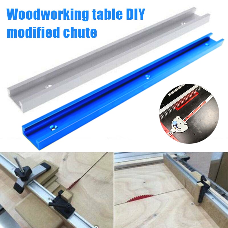 Pince de voie biseautée menuiserie | En alliage d'aluminium, rail à fente en T, goulotte de travail du bois, accessoire bricolage-M25