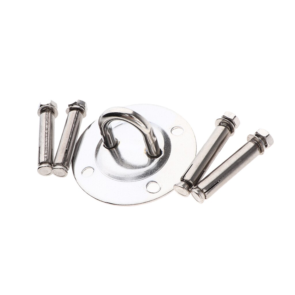 Ceiling & Wall Stainless Steel Anchor Bracket Hook for Aerial Training Straps Hammock Swing