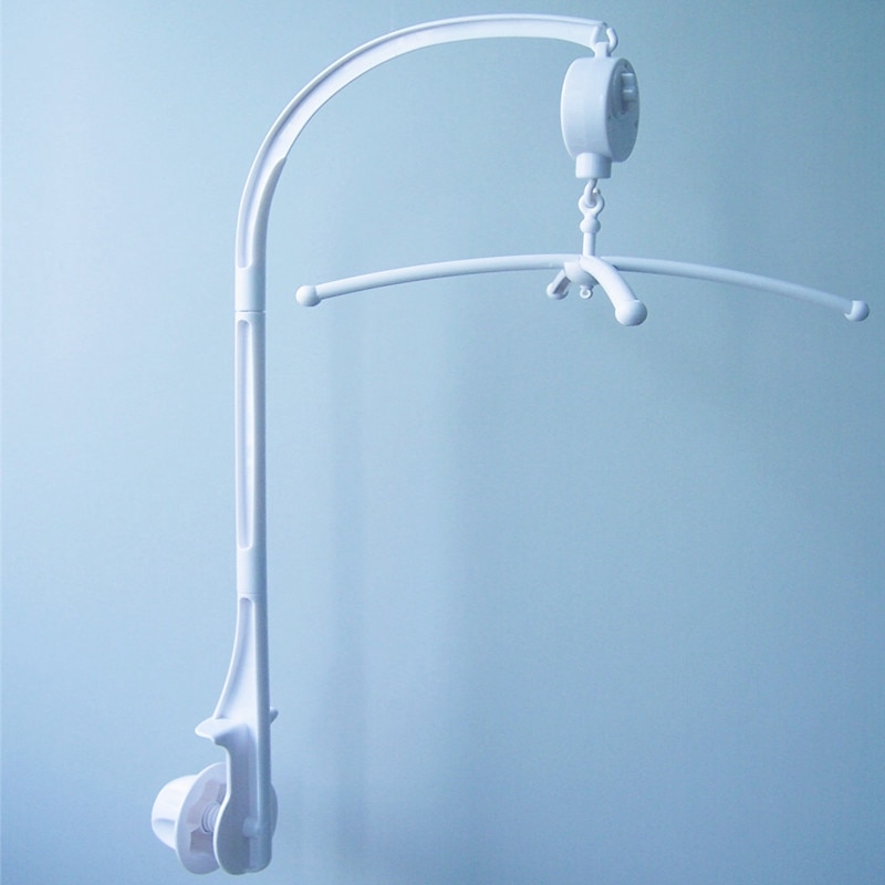 bambino Culla Culla Braccio mobile con vento-su/auto di musica scatola e Staffa di Supporto Esteso per la Ragazza e ragazzo-Senza Giocattoli