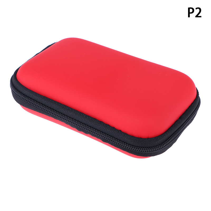Mini Camera Case Bag Multi-functional Earphone Bag Video Waterproof Digital Portable Hard Bag EVA Storage Box Storage Bag 1Pc: light green