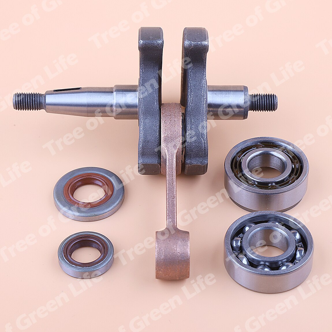 Cigüeñal para Stihl BR340 BR380 BR420, conjunto de sellado de aceite, pieza de repuesto para soplador de mochila