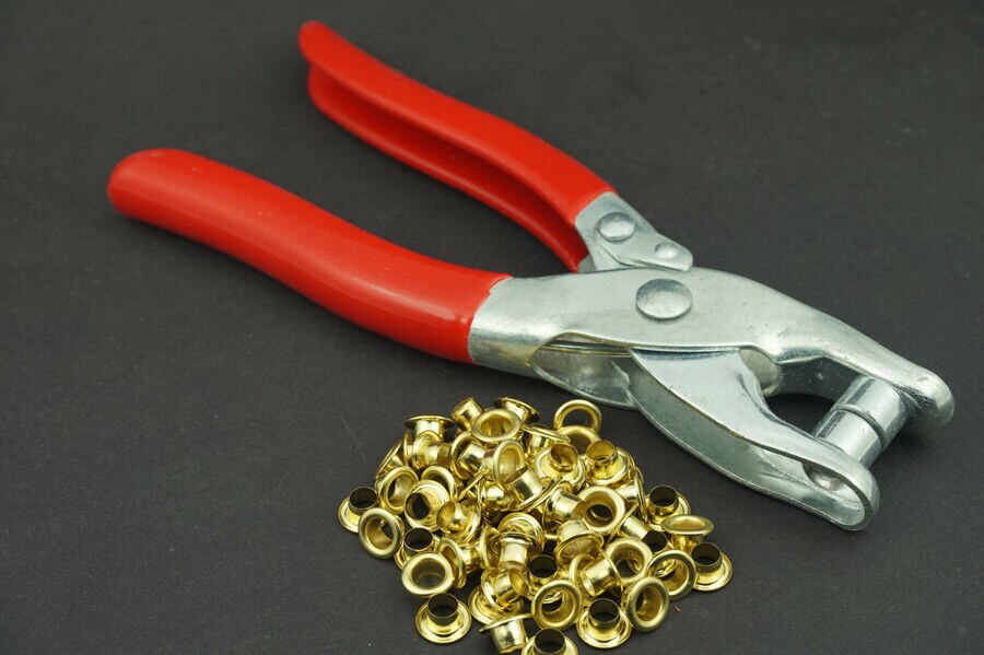 Eyelet punch pliers clamp Eyelets Hole Punch awnings / pool covers Tool Set