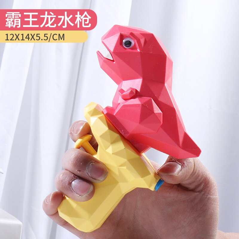 Neue 4-dimensionale Kreative Dinosaurier Wasser Pistole Spielzeug freundlicher Spielen mit Wasser und Absorbieren Wasser Jungen und Mädchen Sommer Strand Spielzeug: 1Stck-R