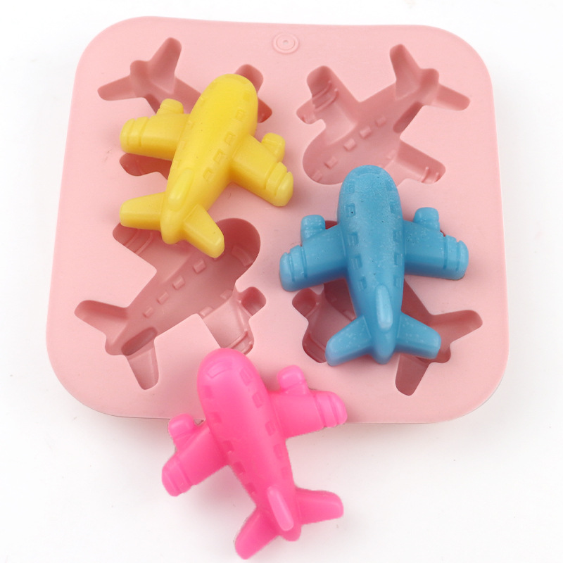 Moule en Silicone de dessin animé, Animal souris Kapibala alpaga crabe tortue avion savon chocolat gelée plateau à glaçons outils de décoration de gâteaux