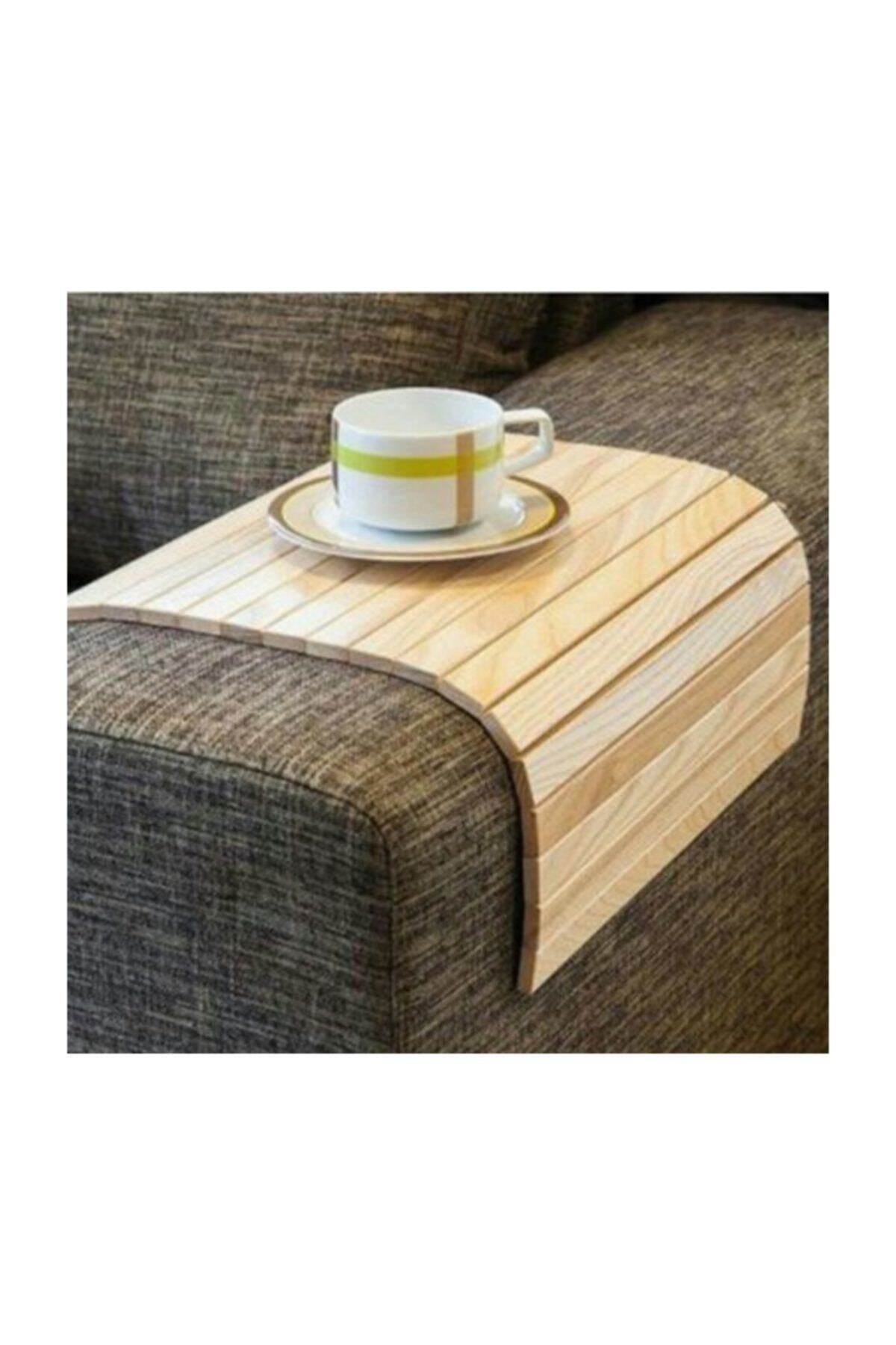 Wooden Decorative Foldable Sofa Side Table 25x40 cm Home Decoration
