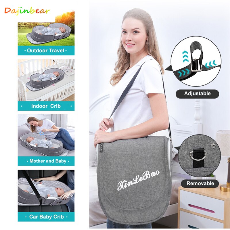 Respirant Portable dormir bébé lit berceau pour bébé multi-fonction voyage moustique nid pour -nés Portable berceaux pour lit de bébé