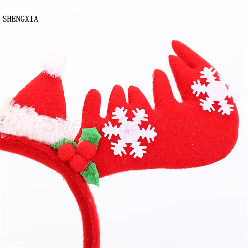 Kerst decoratie Kerst hoed gewei hoofdband Volwassen kinderen feestartikelen Kerst hoofd gesp elanden hoofdband