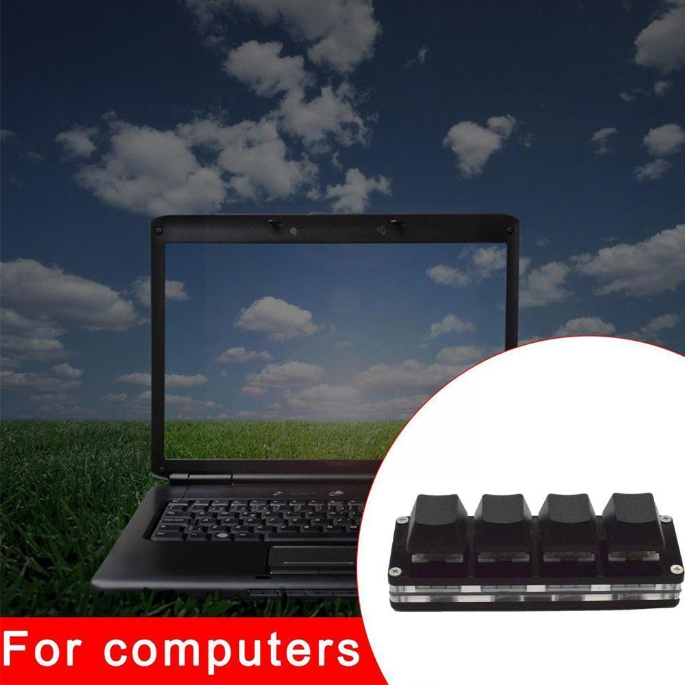 Mini 4 Keys Mechanical Keyboard Usb Wired Numpad Custom Keyboard Shortcut Keyboard For Gamer Wlndows Linux Macos Androi W9j3