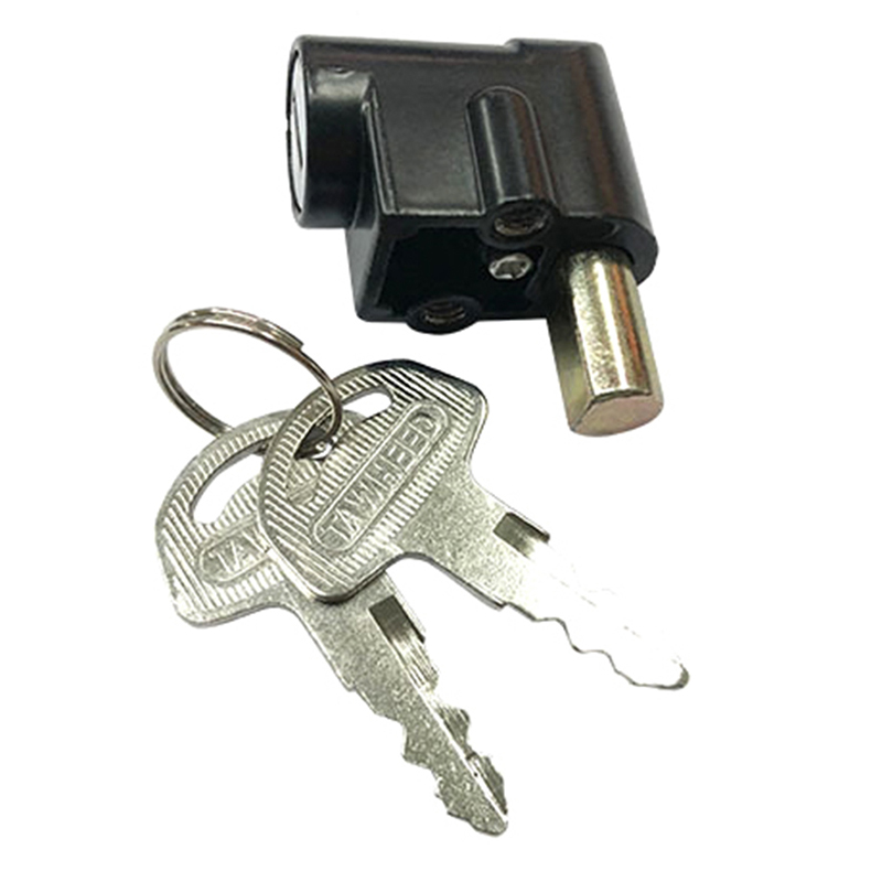 Stainless Steel Motorcycle Steering Lock With Two Keys 2 Position Switch For GN125 GS125