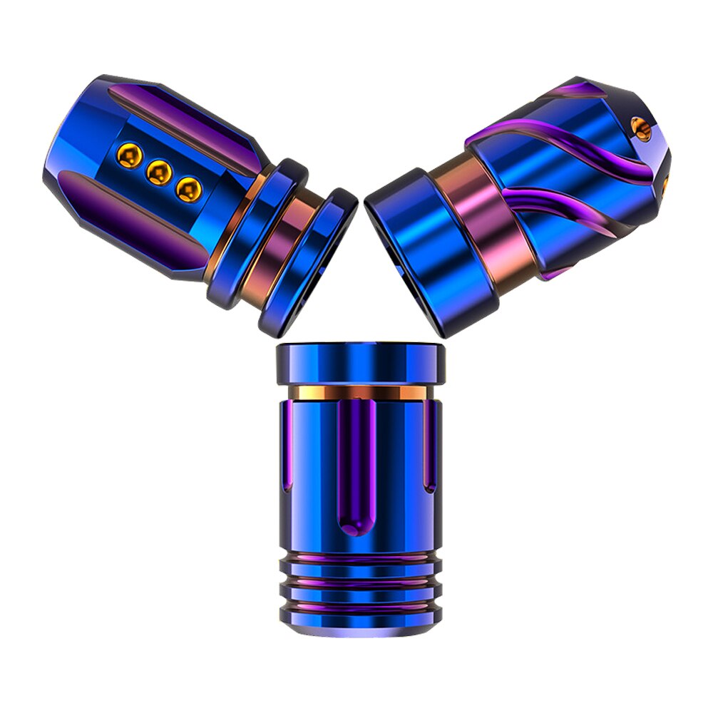 Tapones de aleación de aluminio para neumáticos, 2 uds., tapones de válvulas de coche de colores, metálicos, antipolvo