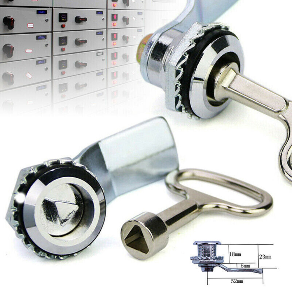 Iron Gas Electric Meter Cam Lock Key Kit For Door Cabinet Box Latch MS705 Switch Cabinet Distribution Box Cabinet Hardware