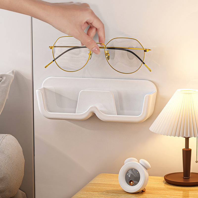High End Wall Mounted Eyeglasses Organizer Stand No-Punch Sunglasses Organizer Premium Sunglasses Display Case Home Storage Rack