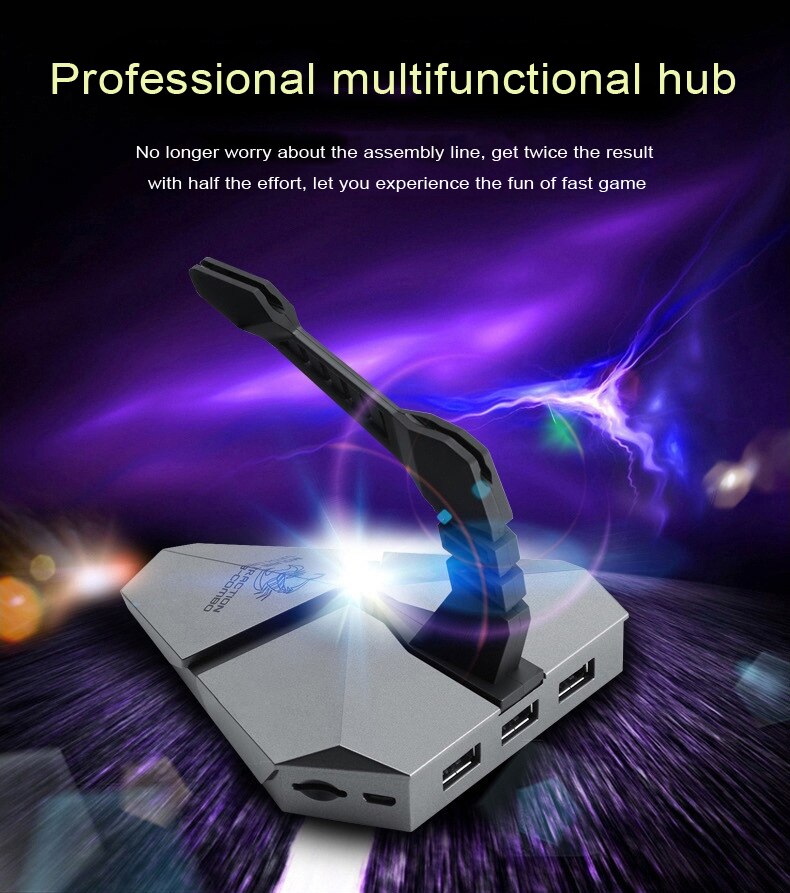 USB Hub Docking Station Universal Extension Hub Splitter Adapter Card Reader for Mobile Phone Computers