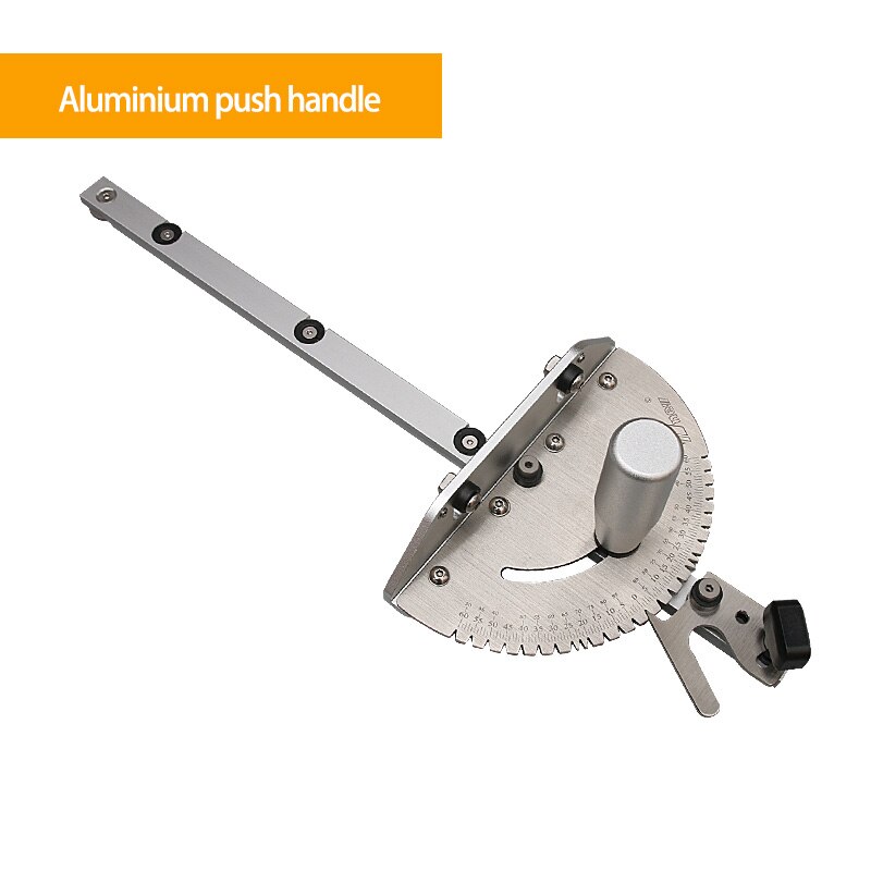 450mm Miter Gauge with track Stop Table Saw/Router Miter Gauge Angle ruler Table saw Band saw Flip Woodworking Tools DIY: Aluminum angle ruler