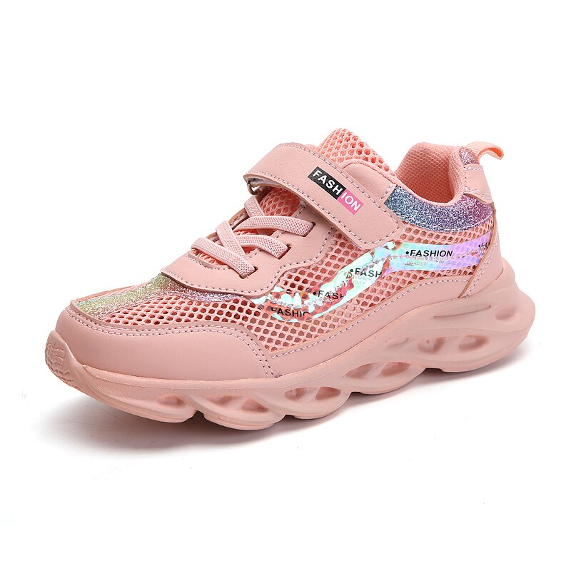 Girl chaussure enfant Summer sneakers Kids Shoes Girls Shining Casual Child Shoes children sports shoes for Girls: Pink / 32