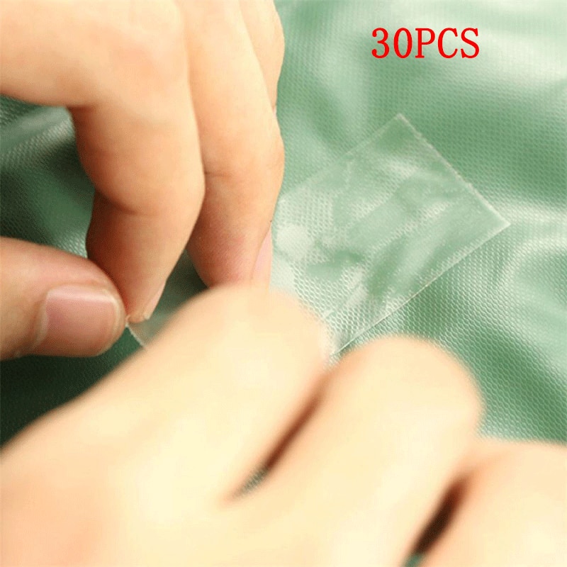 PVC Pool Inflatable Toy Repair Tape 30PCS Swimming Float Repair Patch Durable Clear Swimming Ring Air Dinghies Adhesives