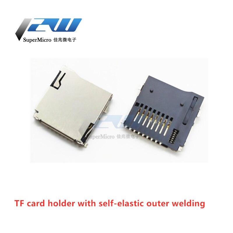5Pcs Sd/Tf Kaarthouder Card Slot Kaart Lade Size/Lengte Body Met Self-Elastische 2/2: W