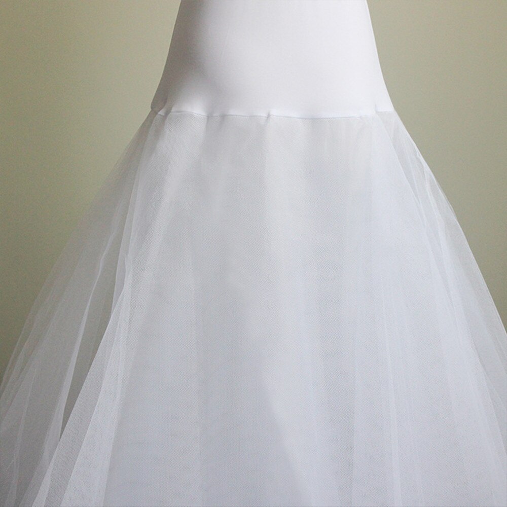 Hongfuyu Goedkope 2022 Mermaid Trouwjurk Petticoat Trompet Floor Lengte Rok Petticoat Crinoline Onderrok Voor Bruids Jurk