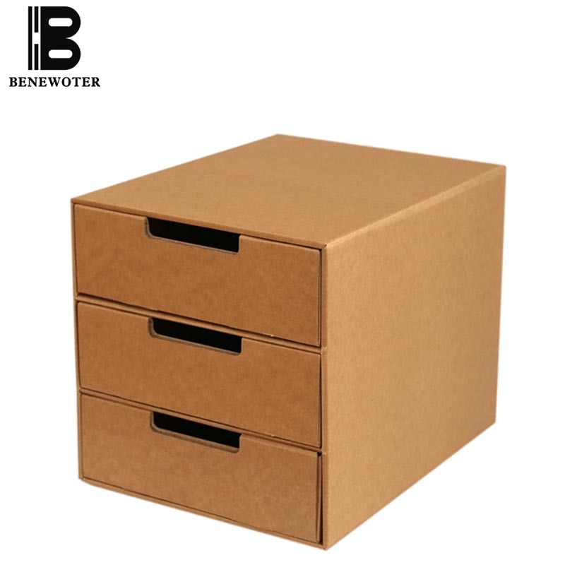 DIY Drawer Organizer Storage Boxs Can Folded Storage Drawers Office Desktop File Cosmetic Sundries Container Home Decor