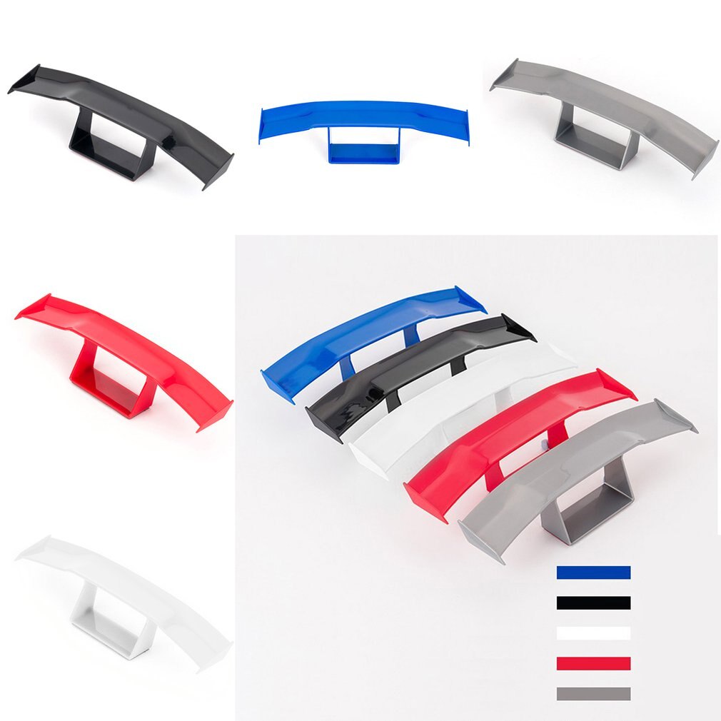 Universal Car Mini Spoiler Wing Creatiee Auto Car Tail Wing Auto Carbon Fiber Texture Decoration 6.7 Inch