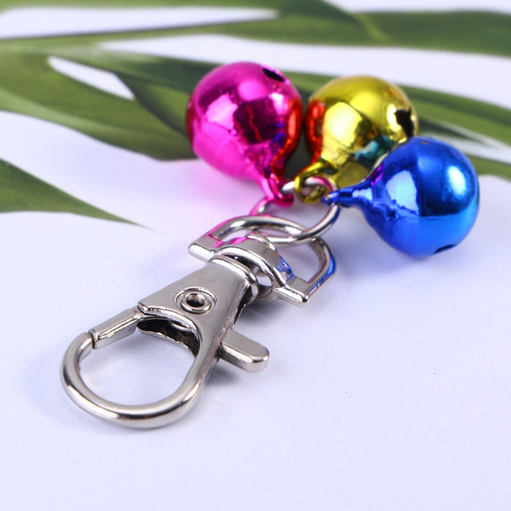 Mini cloches de couleurs assorties, 5 pièces, décoration pour collier de chien, chiot, (couleur aléatoire)