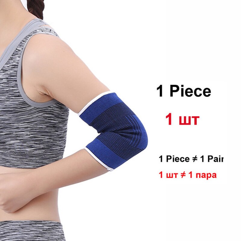 1 pz Palm Support Wristband Knit riscaldamento basket polso proteggi marchio chainoco braccialetti sportivi professionali bracciale da polso blu: Blue Elbow