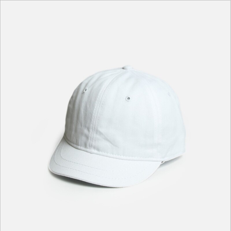Koreaanse Versie Korte Rand Effen Kleur Dad Hoed Hip Hop Unisex Lente Zomer Soft Top Baseball Cap Klittenband Verstelbare Snapback: 3