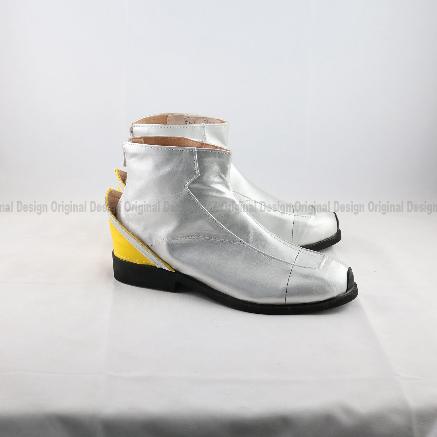 Cosplay Chaussures Masked Rider TV Chaussures Argentées Homme