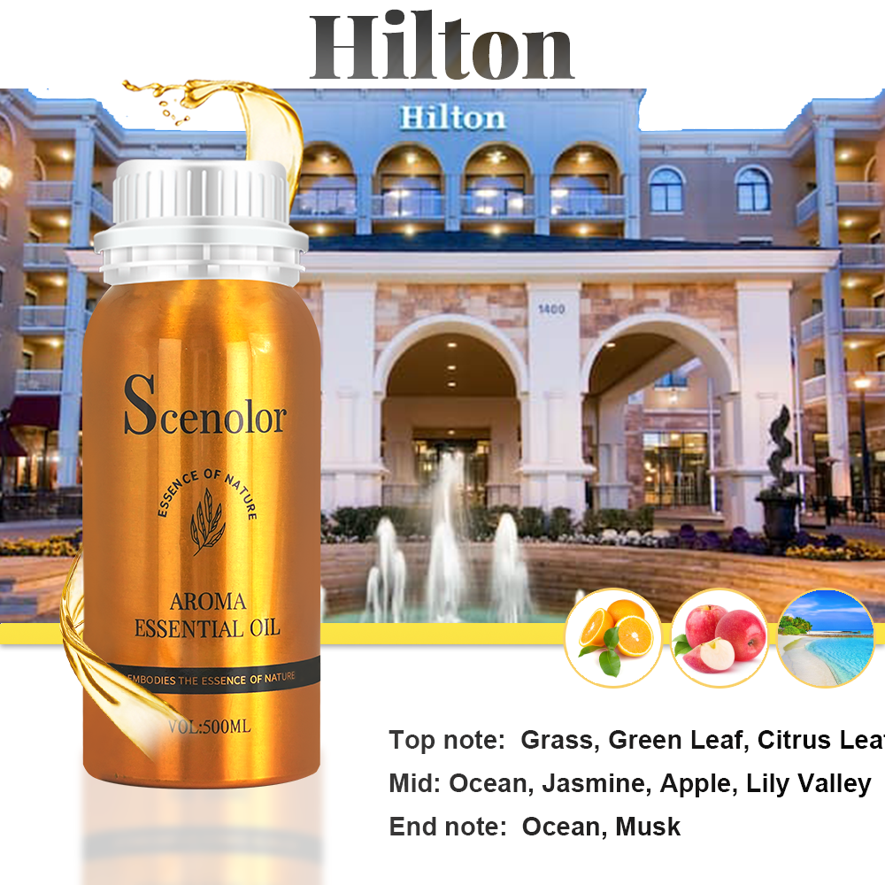 Difusor de fragrância para quarto de hotel, 500ml, para casa, ambientador, dispositivo de perfume, purificador de ar, umidificador, carro, óleo essencial: Dourado