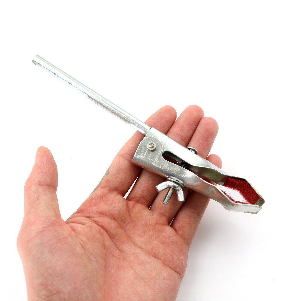 Pinza para frasco con mango largo Universal, soporte de metal para laboratorio, condensador