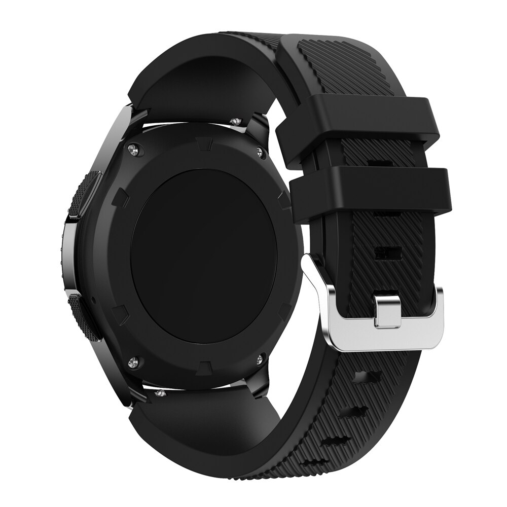 Til galaxy ur 46mm rem til samsung gear  s3 frontier classic 22mm urbånd gummi silikone armbånd huawei ur gt rem