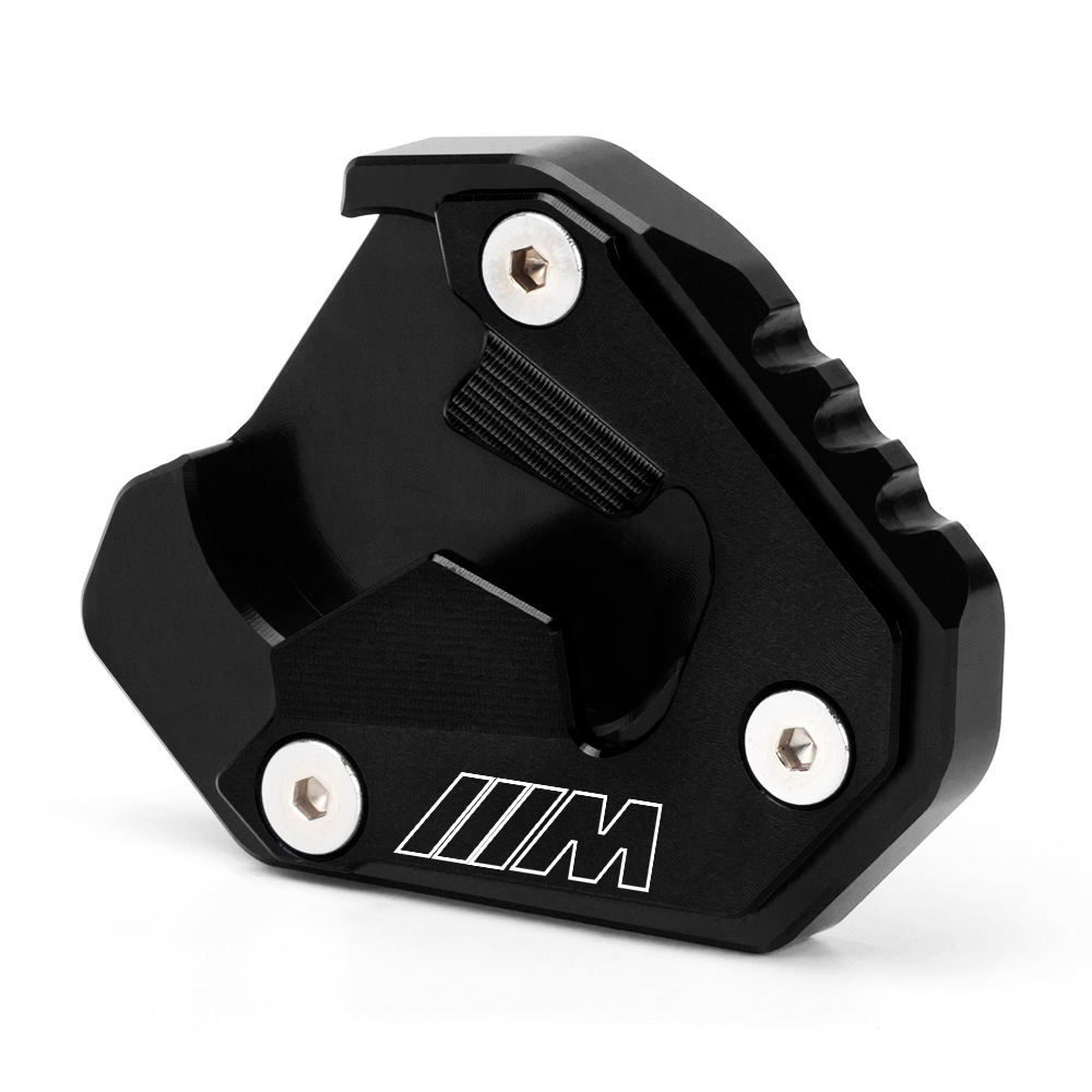 Para bmw m1000xr m 1000xr 2024 2025 extensão da motocicleta pé suporte lateral ampliador placa de suporte m 1000 xr acessórios: Preto