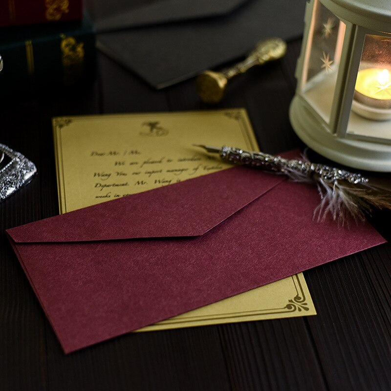 3PCS/PACK Kawaii Simple Solid Color Retro Paper Envelope Vintage Envelopes For Card Wedding Party Scrapbooking Papeleria sl1183