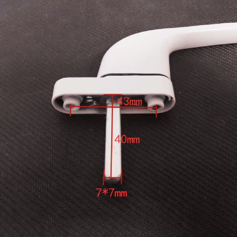 Drive handle window slide rail handle home decoration double glass aluminum alloy window opener handle door rotation good helper