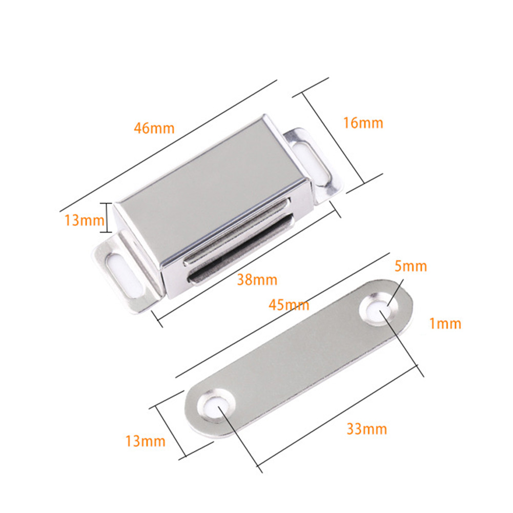 Langlebige magnetische Verriegelung langlebige Haltbarkeit magnetische Tür Marine verwenden 304 Edelstahl Hoch leistungs magnet Stärke: Silber